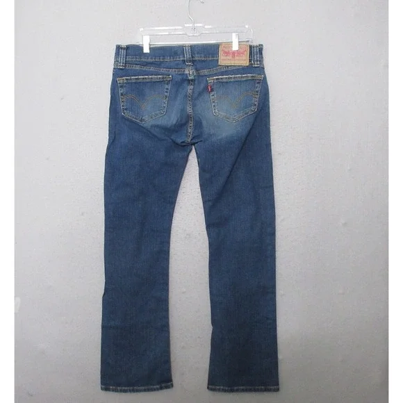 Levis Jeans 13 Slouch Straight Low Rise Y2K Distressed Grunge Edgy 90s Vintage - Picture 2 of 12
